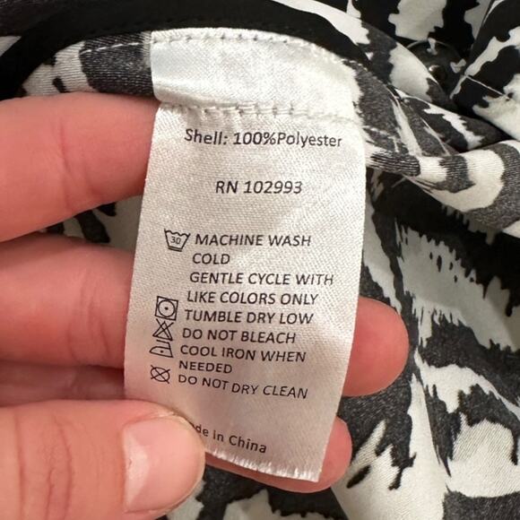 VICTOR ALFARO COLLECTIVE Oversized Zebra Duster Jacket - Picture 8 of 8